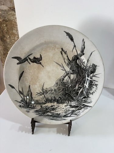 Assiette ancienne terre fer - assiette,