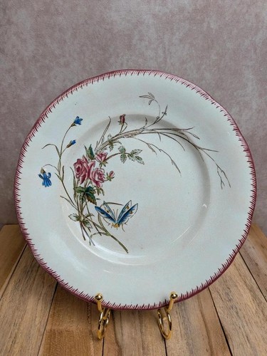Assiette ancienne terre de - assiette,