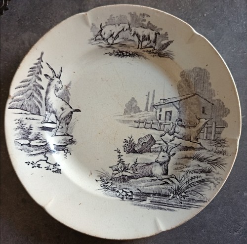 Ancien belle assiette - , en