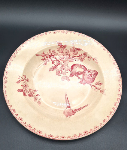 Assiette creuse terre fer - terre,
