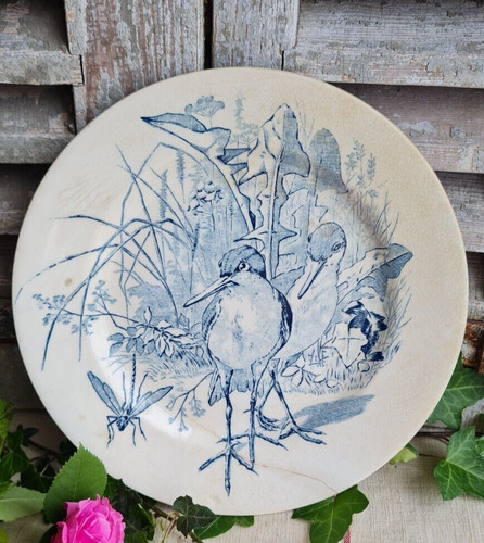 Ancienne assiette terre fer - terre,