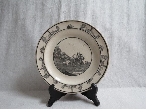 Ancienne assiette terre - assiette, de