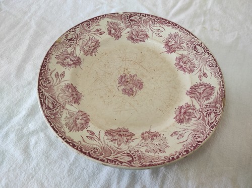 Ancienne assiette terre fer - assiette,
