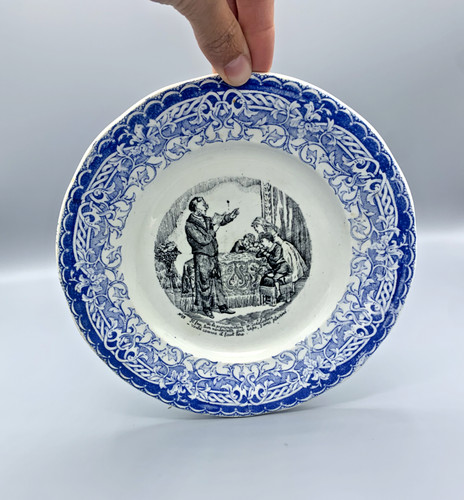Assiette parlante terre fer - terre,