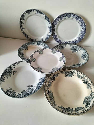 Ensemble assiettes terre de - ensemble,